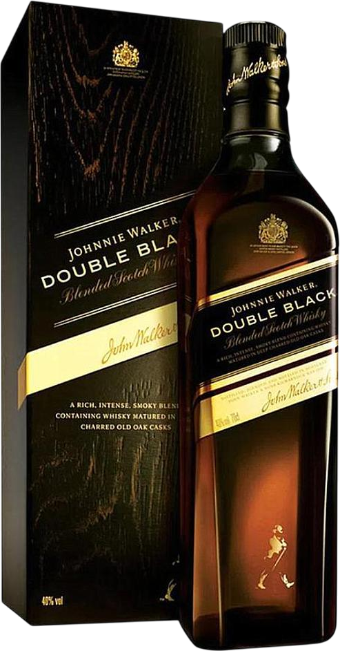 JOHNNIE WALKER WHISKY x750ml DOUBLE BLACK