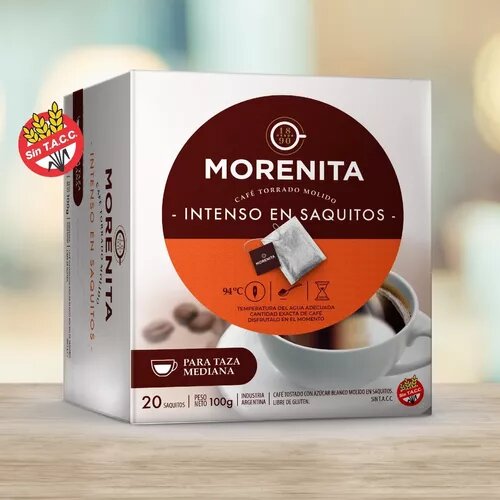 LA MORENITA CAFE SAQ 20x5g INTENSO