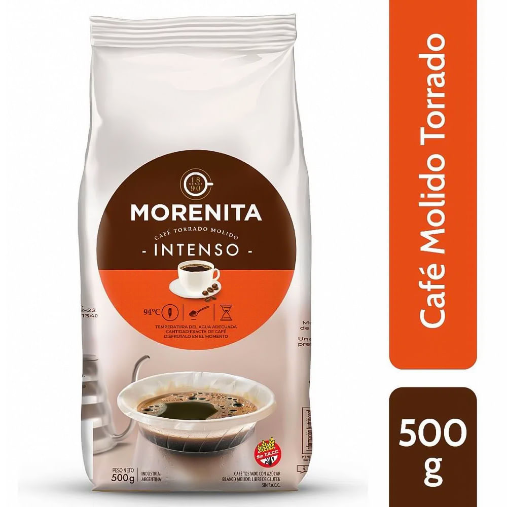 LA MORENITA CAFE MOLIDO x500g INTENSO