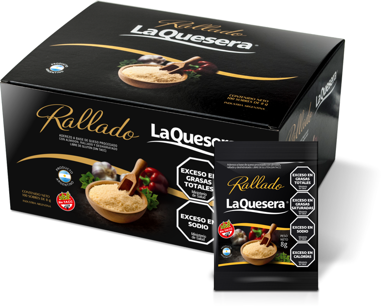 LA QUESERA RALLADITO x8g