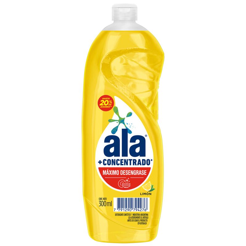 ALA DETERGENTE x300ml LIMON
