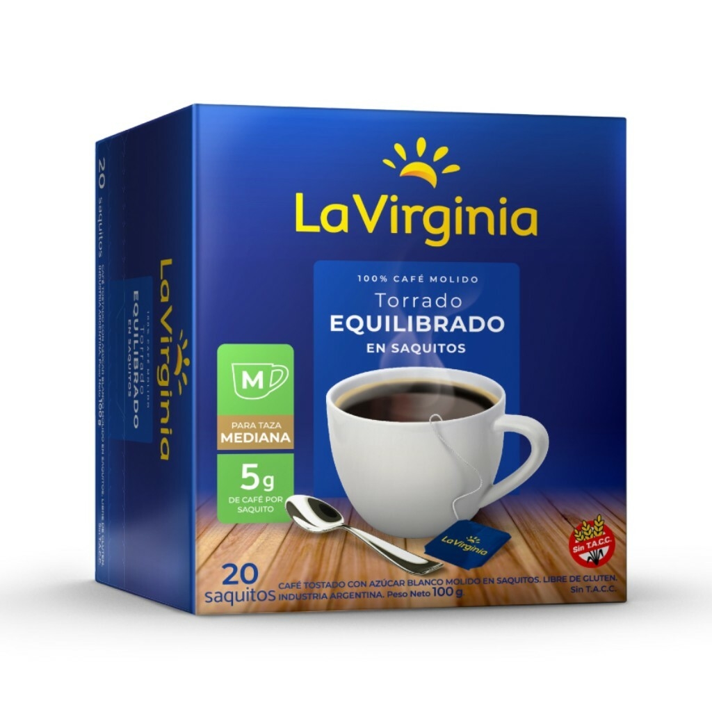 LA VIRGINIA CAFE SAQUITOS 20x5g