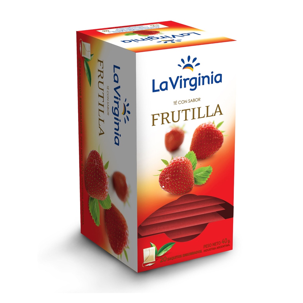 LA VIRGINIA TE x20u FRUTILLA