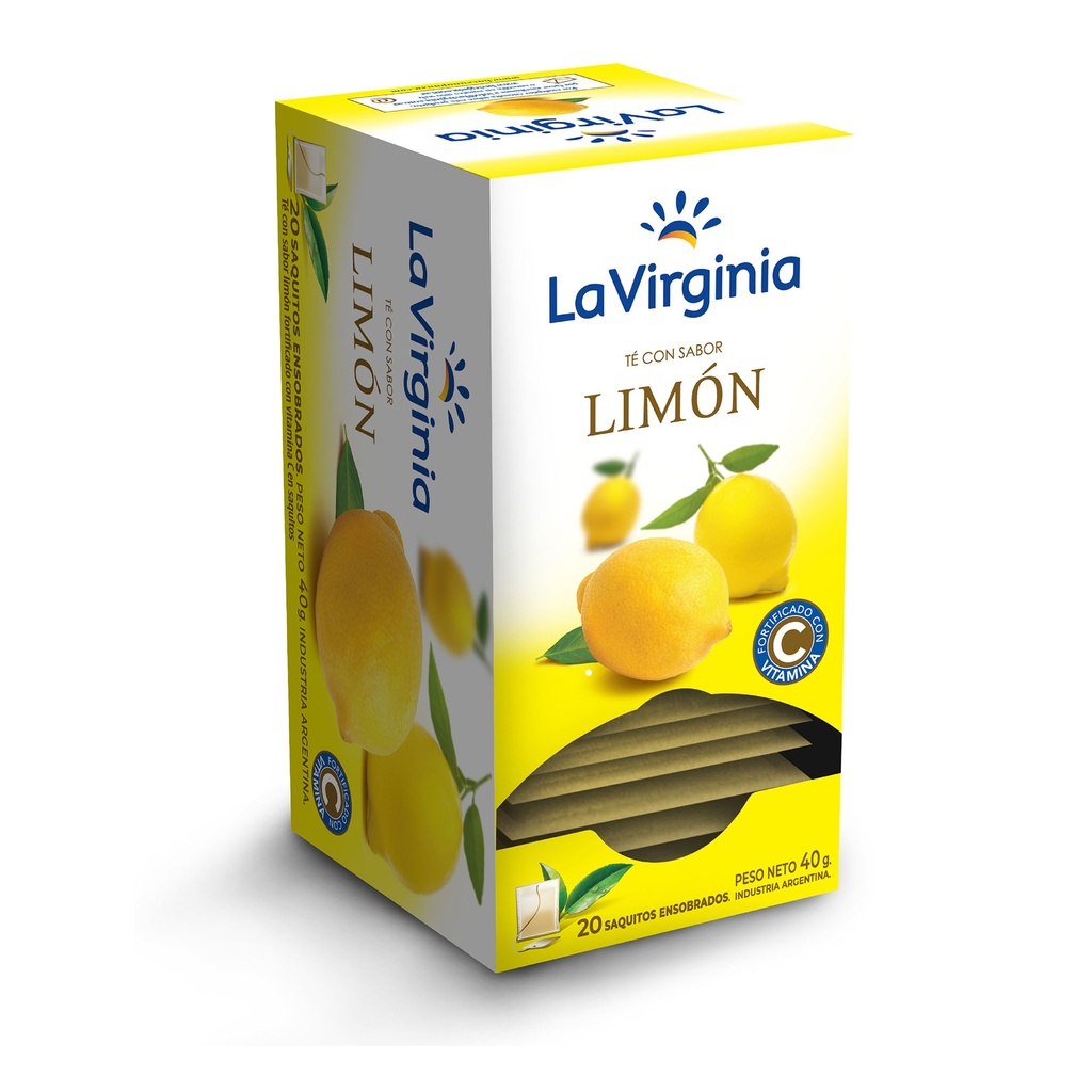 LA VIRGINIA TE SABORIZ x20u LIMON