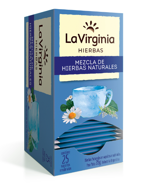 LA VIRGINIA TE x25u MEZCLA HIERBAS