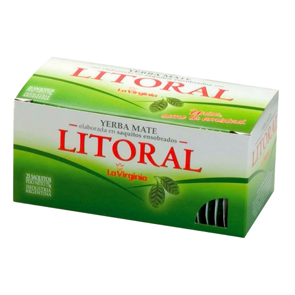 LITORAL YERBA SAQ x25u C/SOBRE