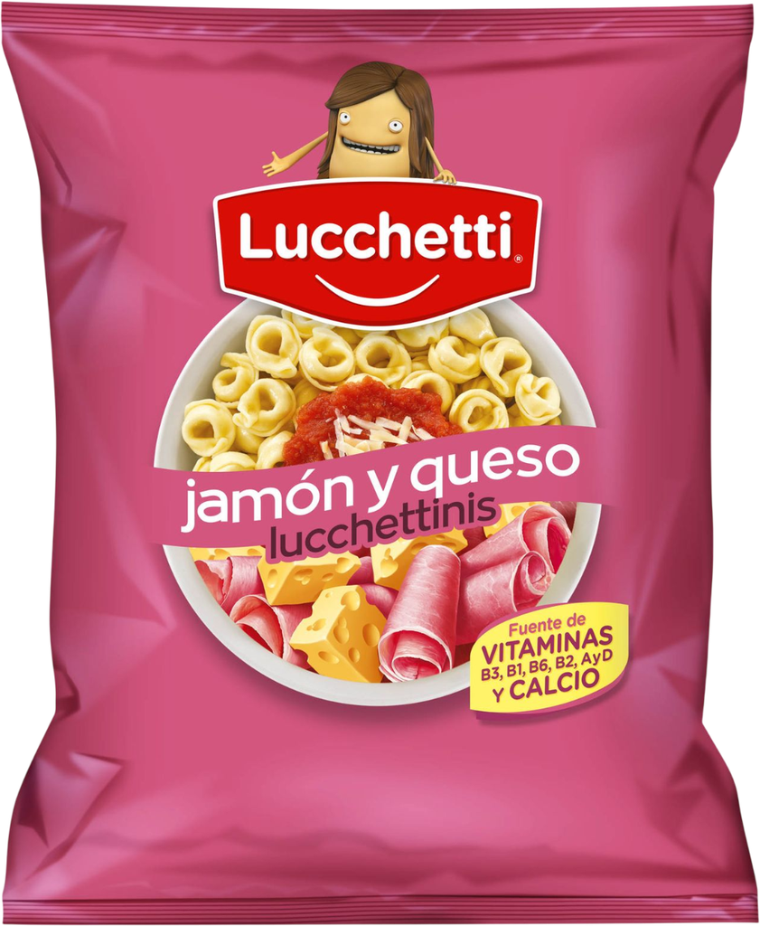 LUCCHETTINI x500g JAMON-QUESO