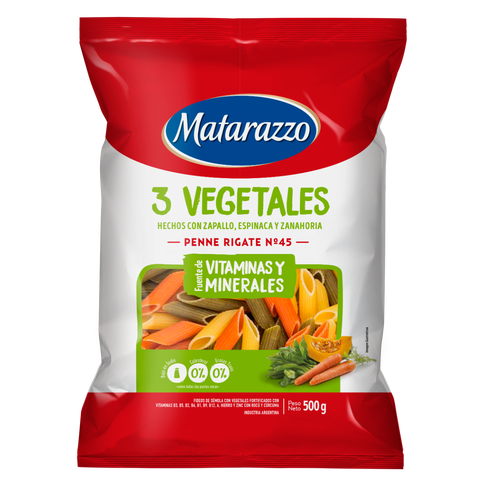 MATARAZZO 3-VEG x500g P RIGATE N45