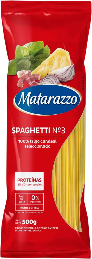 MATARAZZO FIDEO x500g SPAGHETTI N3
