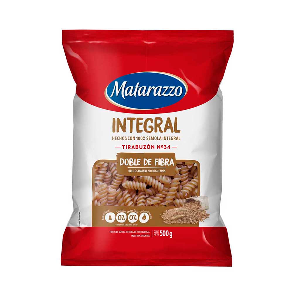 MATARAZZO INTEGRAL x500g TIRABUZON N28