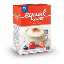 EQUALSWEET EDULCORANTE x200u SOBRES