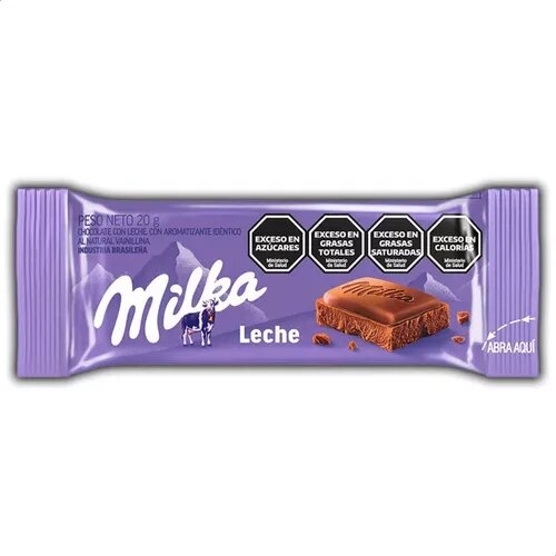 MILKA CHOCOLATE x20g LECHE