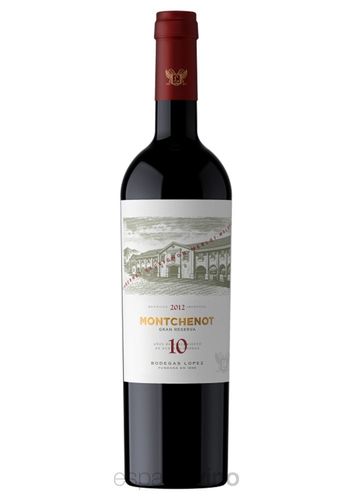 MONTCHENOT VINO x750cc TINTO 10 AÑOS