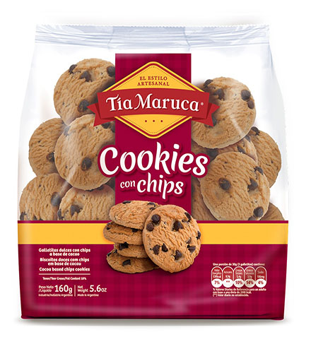 TIA MARUCA COOKIES C/CHIPS x160g