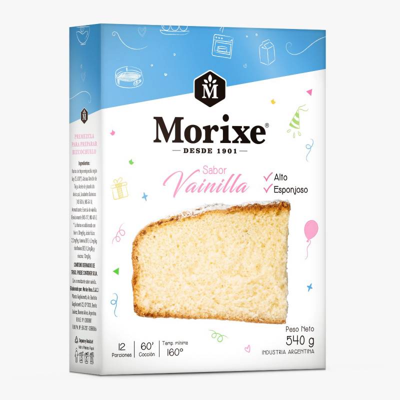 MORIXE BIZCOCHUELO x540g VAINILLA