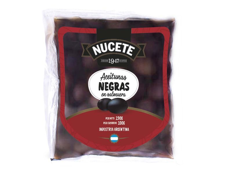 NUCETE ACEITUNA NEGRA x190g SACHET
