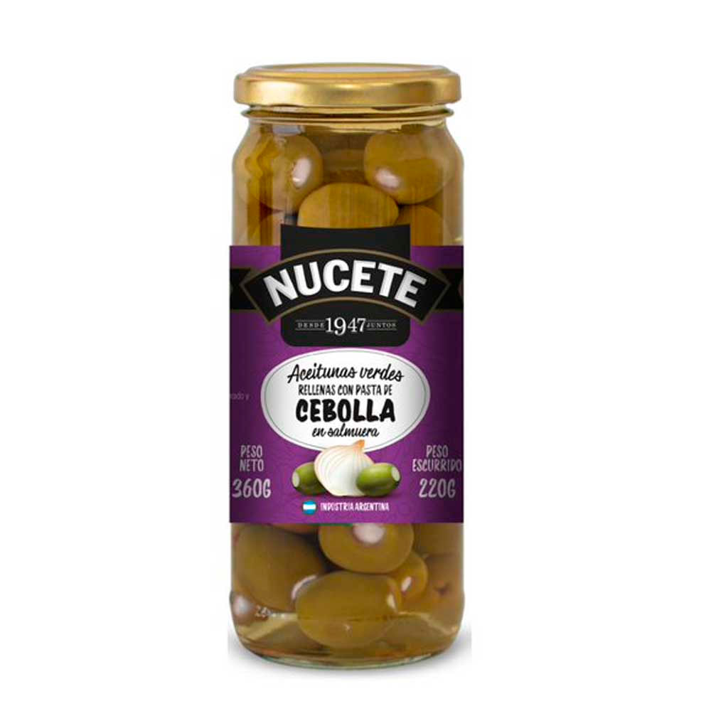 NUCETE ACEITUNA VERDE x330g RELL C/CEB