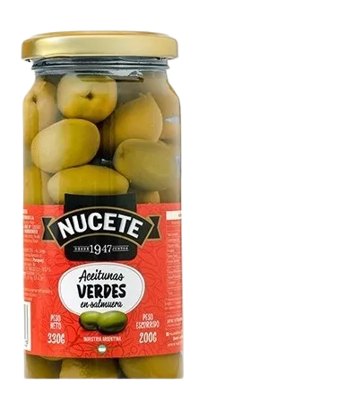 NUCETE ACEITUNA VERDE x330g FRASCO