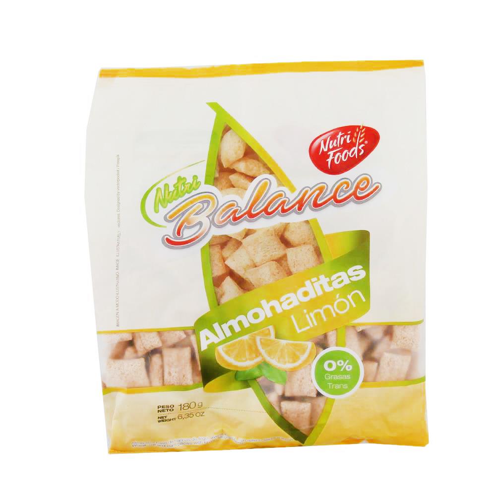 NUTRI-BALANCE ALMOHADITAS x180g LIMON