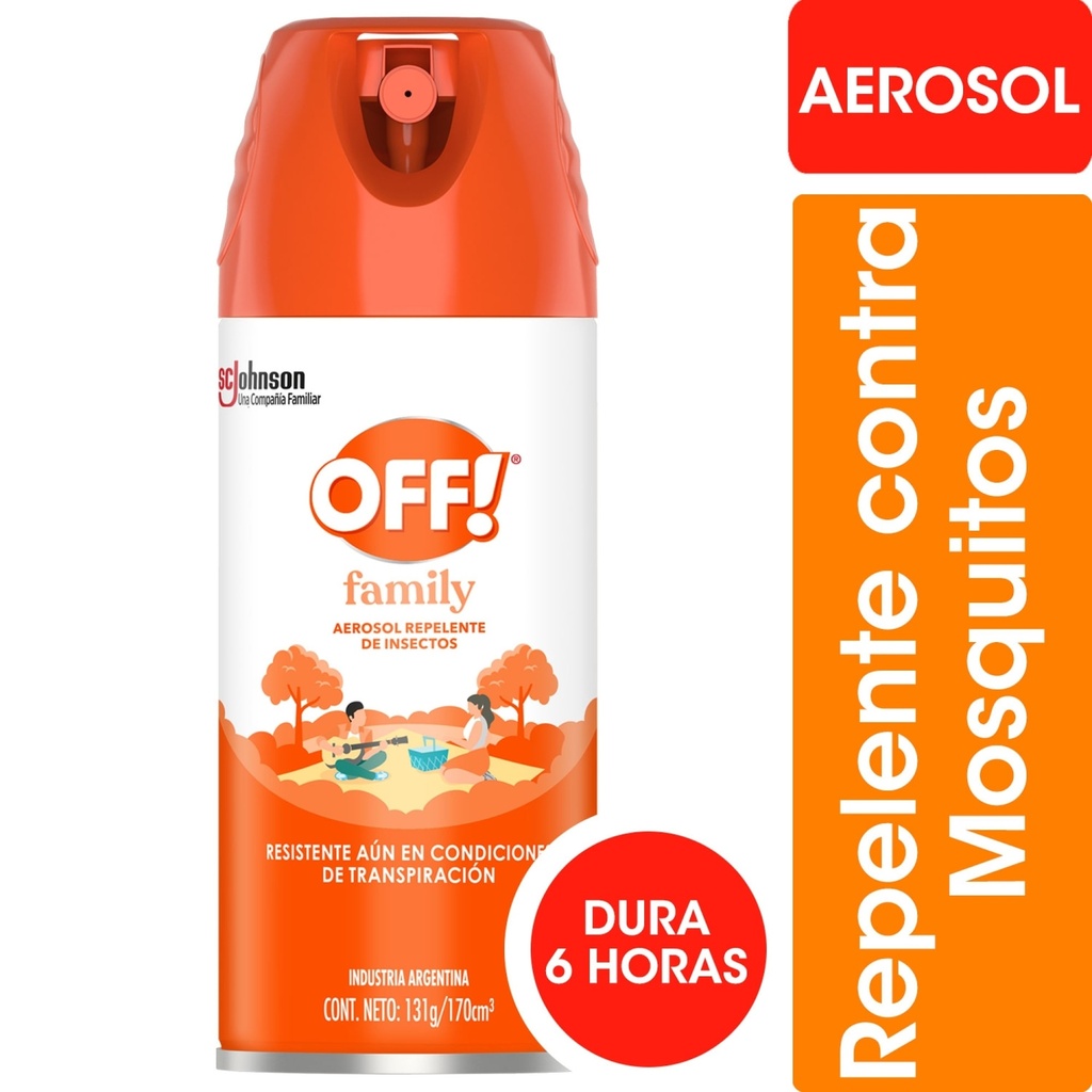 OFF AEROSOL x165ml FAMILY C/TAPA
