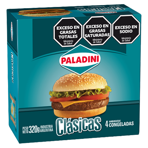 PALADINI HAMBURGUESAS x4u