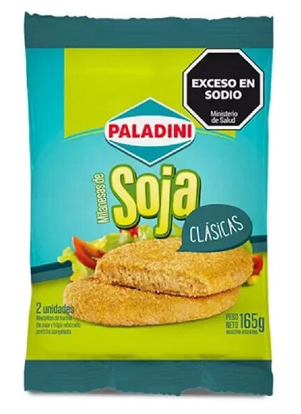 PALADINI MILANESA SOJA x2u CLASICA
