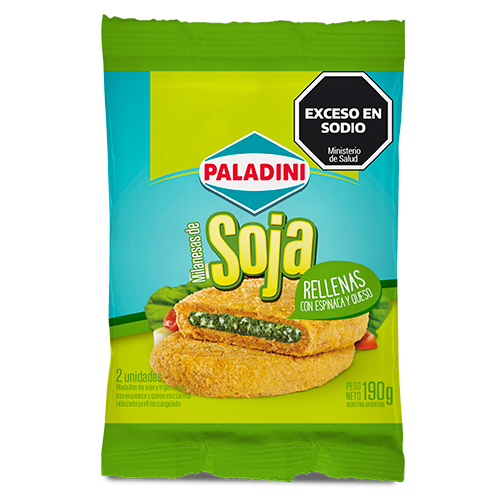 PALADINI MILANESA SOJA x2u ESP&QUESO