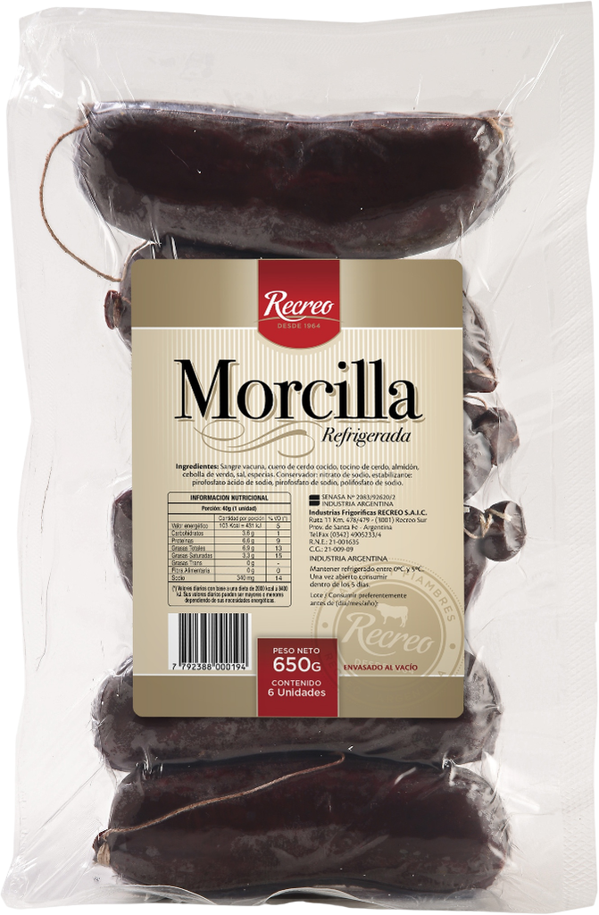 RECREO MORCILLON xKG