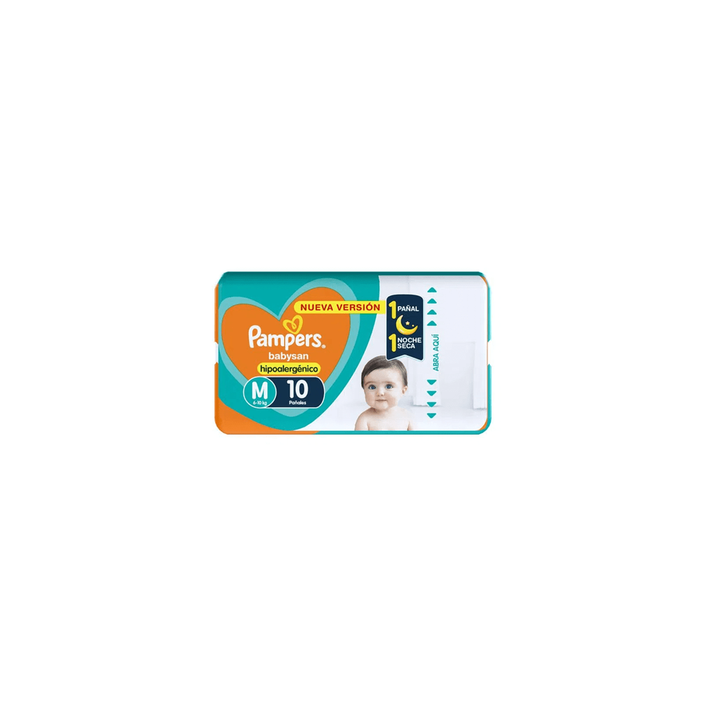 PAMPERS BABYSAN x10u M