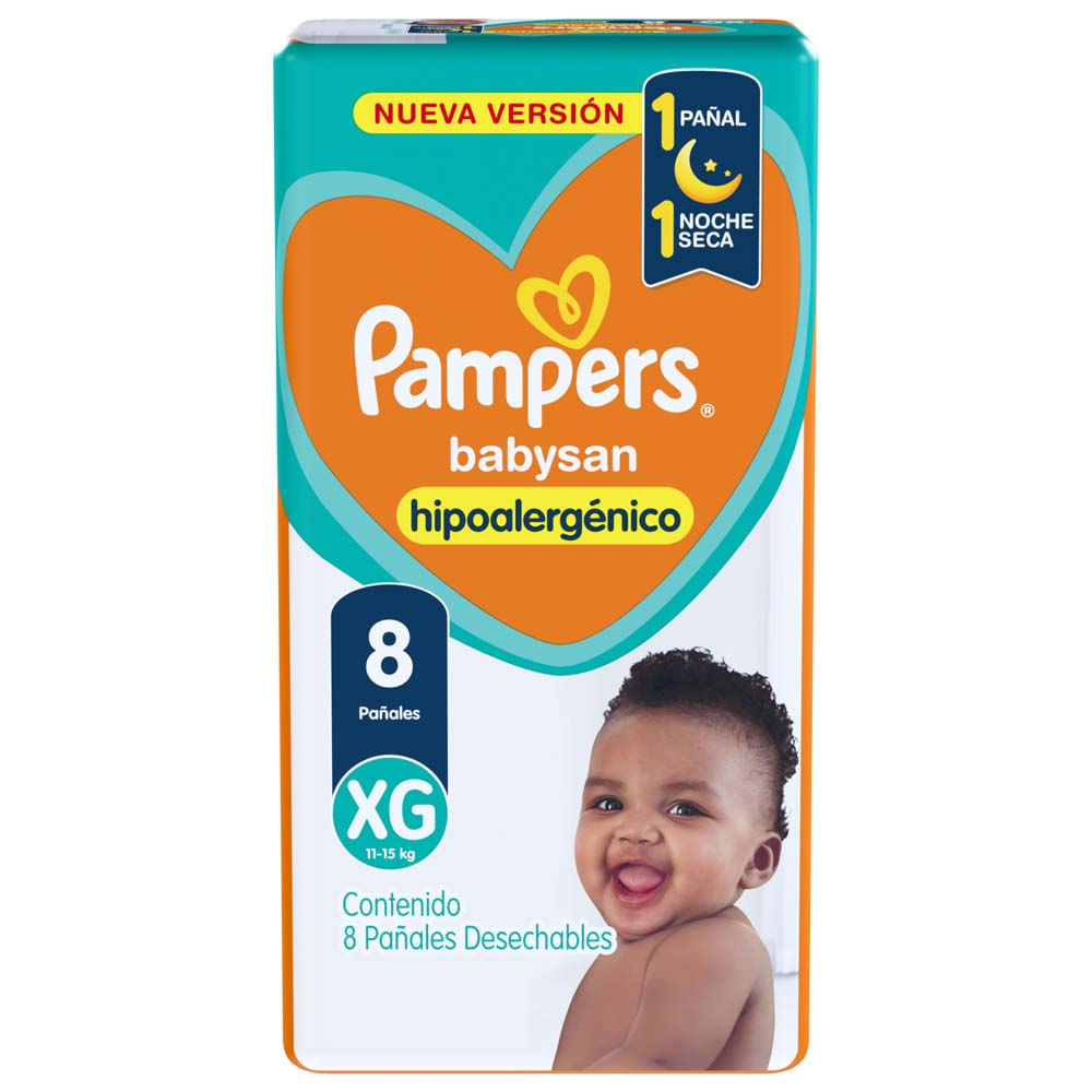 PAMPERS PAÑAL BABYSAN x9u G