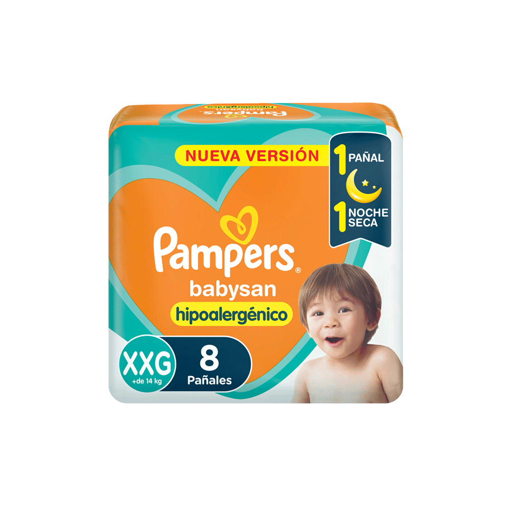 PAMPERS BABYSAN x8u XXG
