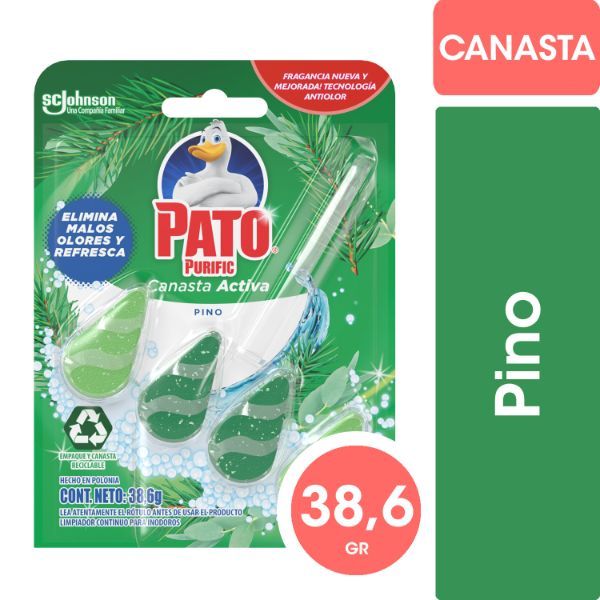 PATO PURIFIC CANASTA SOLIDA x38.6 PINO