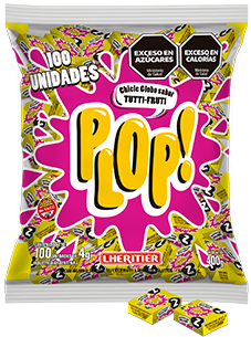PLOP CHICLE BLISTER x400g TUTTI