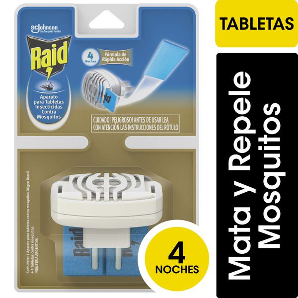 RAID APARATO S/CABLE + 4 TABLETAS