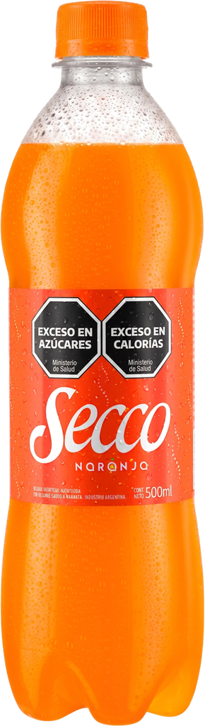 SECCO GASEOSA x500ml NARANJA