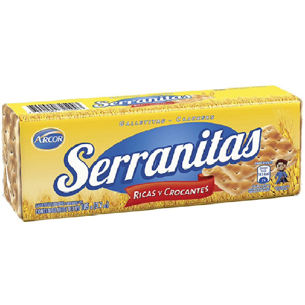 SERRANITAS GALLETA x105g
