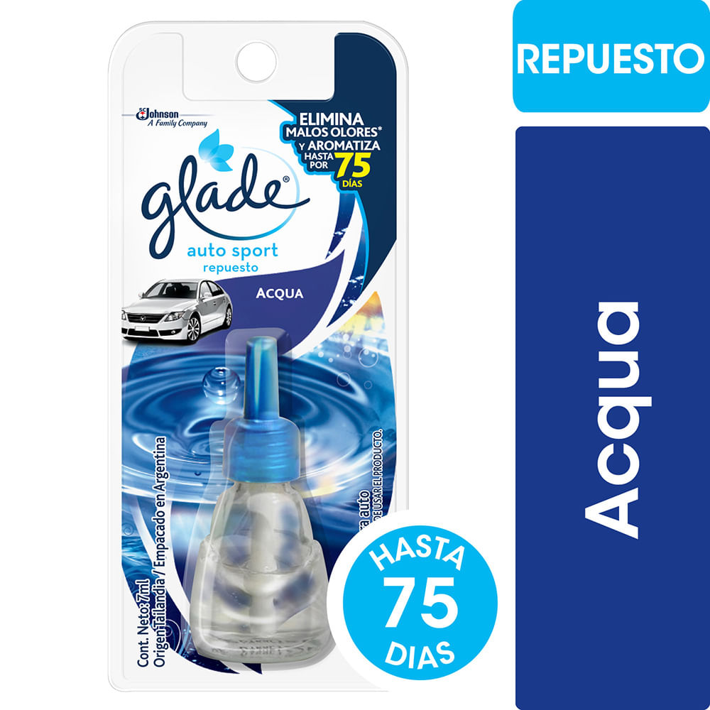 GLADE AUTOSPORT REP x7ml ACQUA