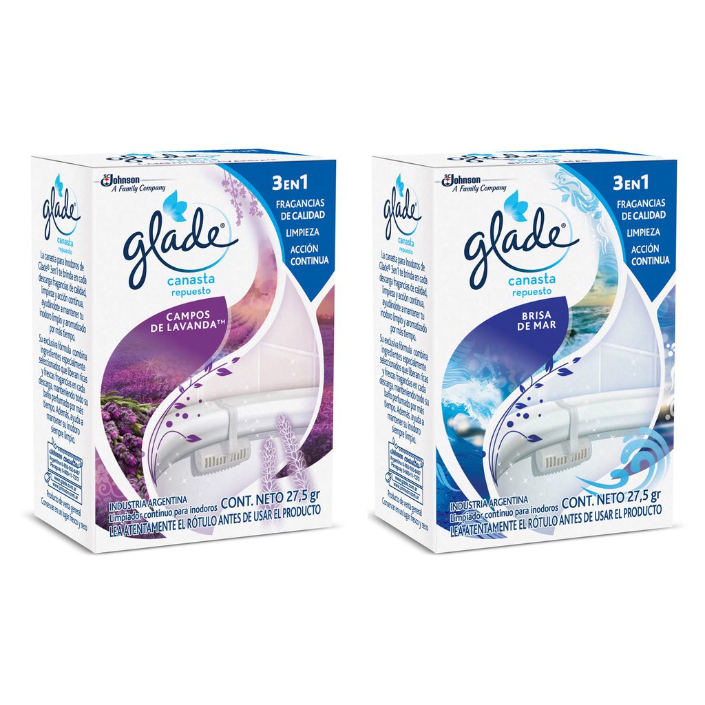 GLADE CANASTA SOLIDA FULL x25.7ml FRAG
