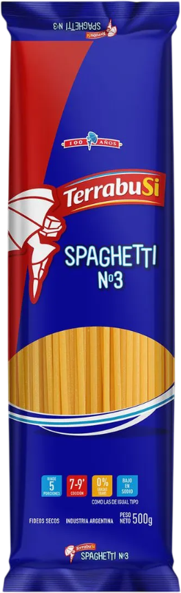 TERRABUSI FIDEO x500g SPAGHETTI N3