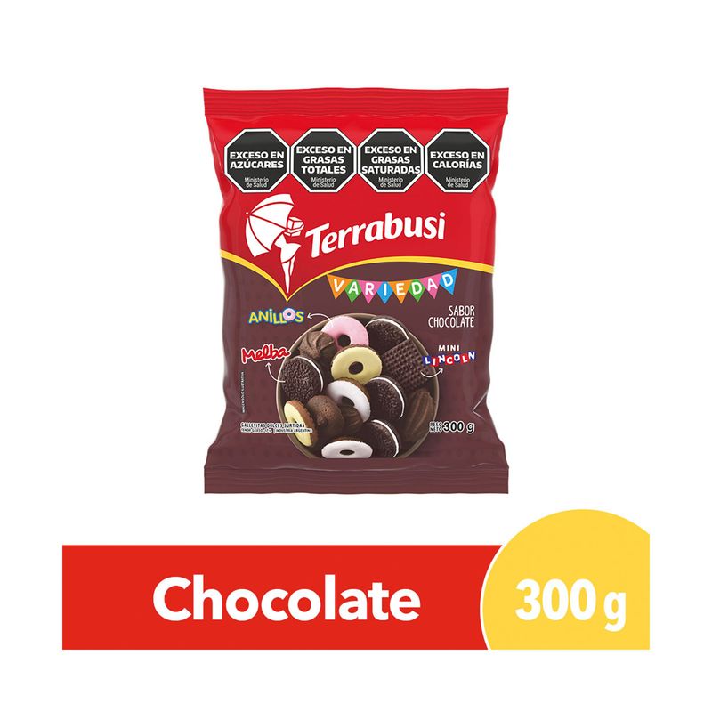 TERRABUSI GALLETA VARIEDAD x300g CHOCOLATE