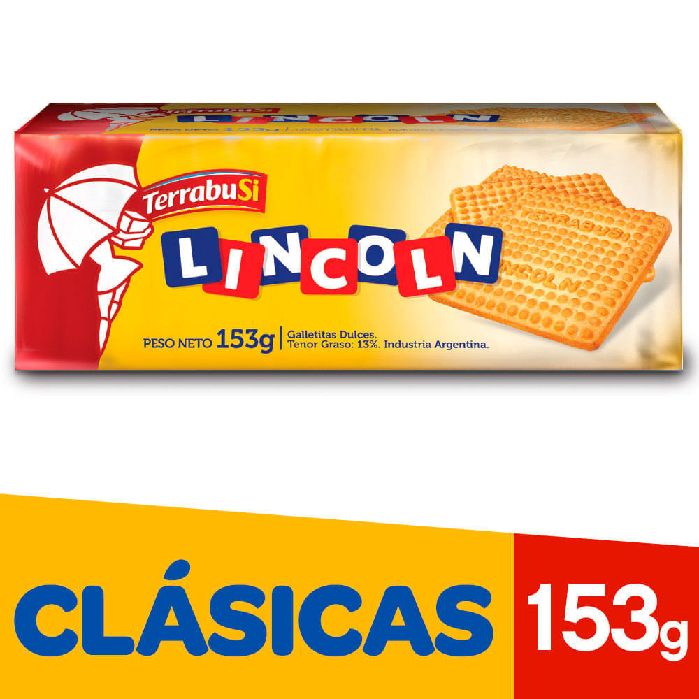 LINCOLN GALLETA x153g VAINILLA