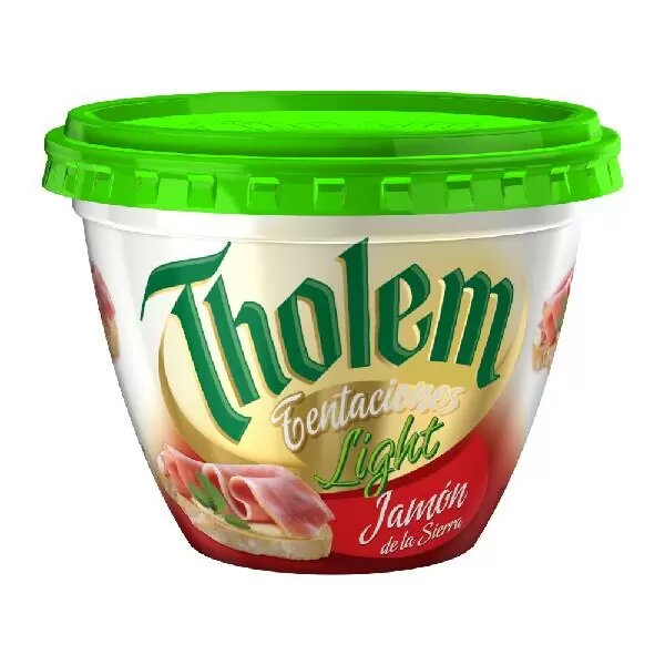 THOLEM QUESO UNT x190g JAMON LIGHT