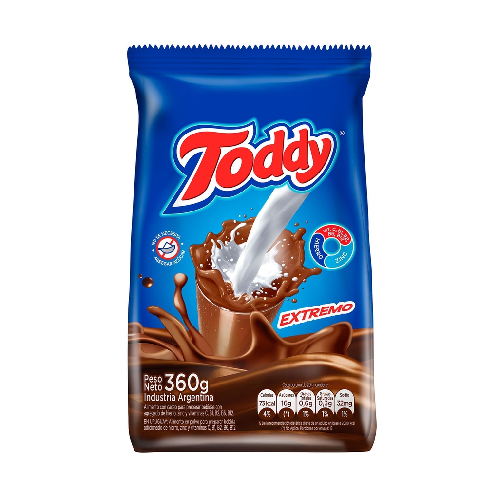 TODDY CACAO EXTREMO x360g