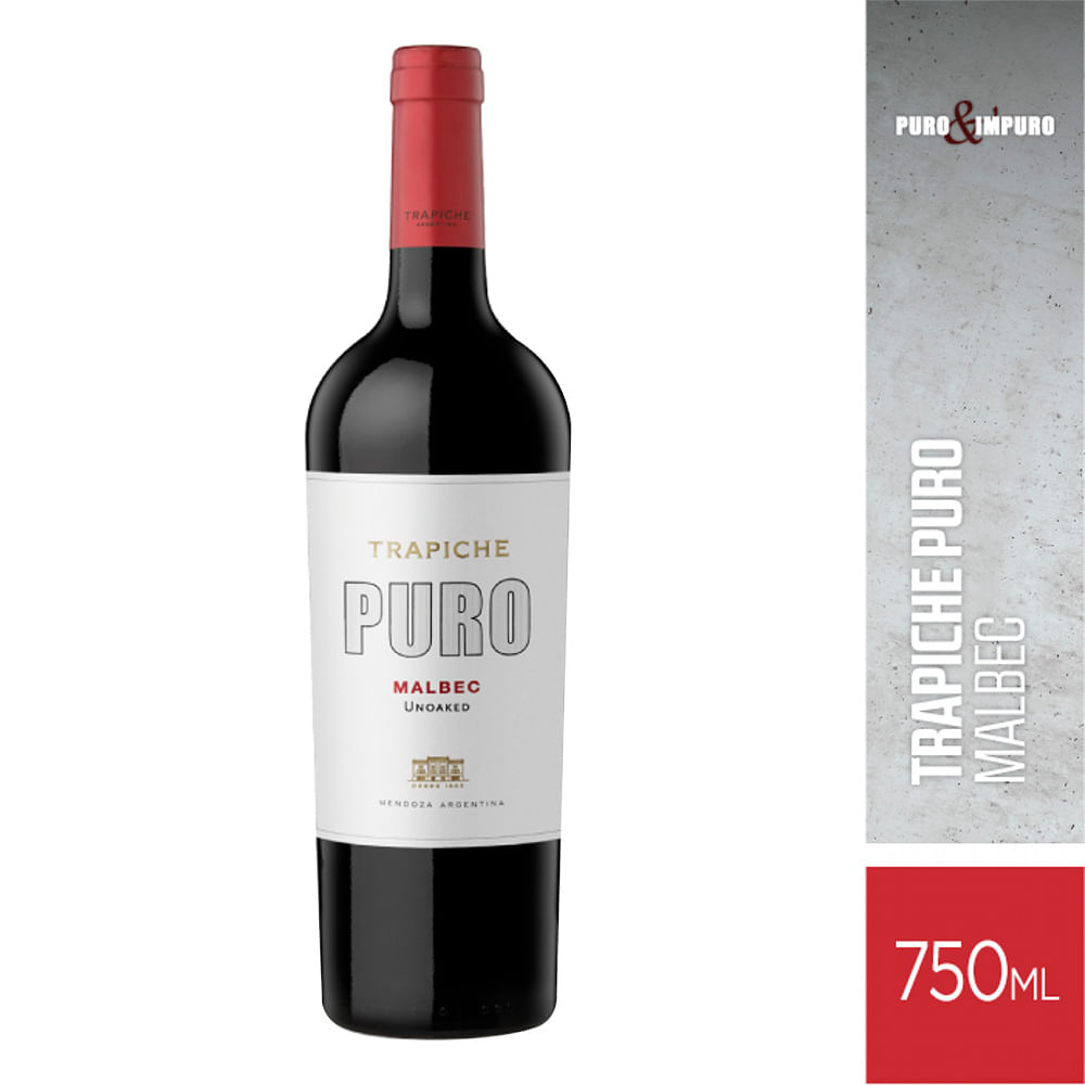 TRAPICHE VINO x750ml MALBEC PURO