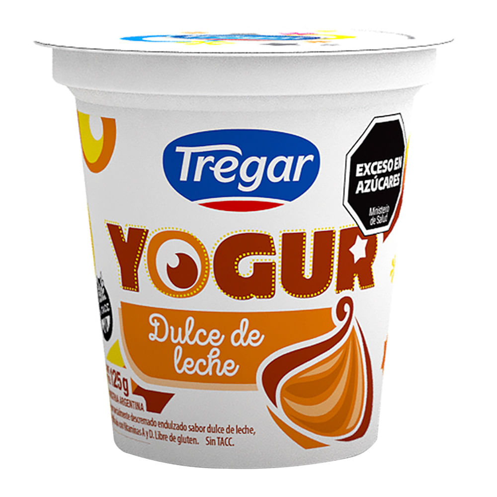 TREGAR YOGUR CREM x125g DULCE DE LECHE
