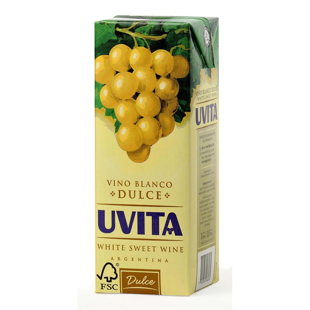 UVITA VINO x1L BLANCO DULCE