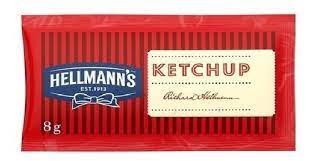 HELLMANNS KETCHUP 196x8g PORCION