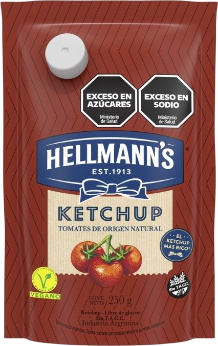 HELLMANNS KETCHUP x250g DP