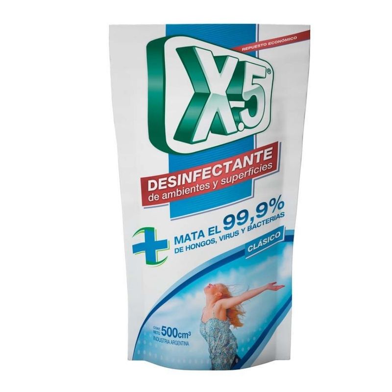 X5 LIMP LIQ DESINF x500ml DP CLASICO