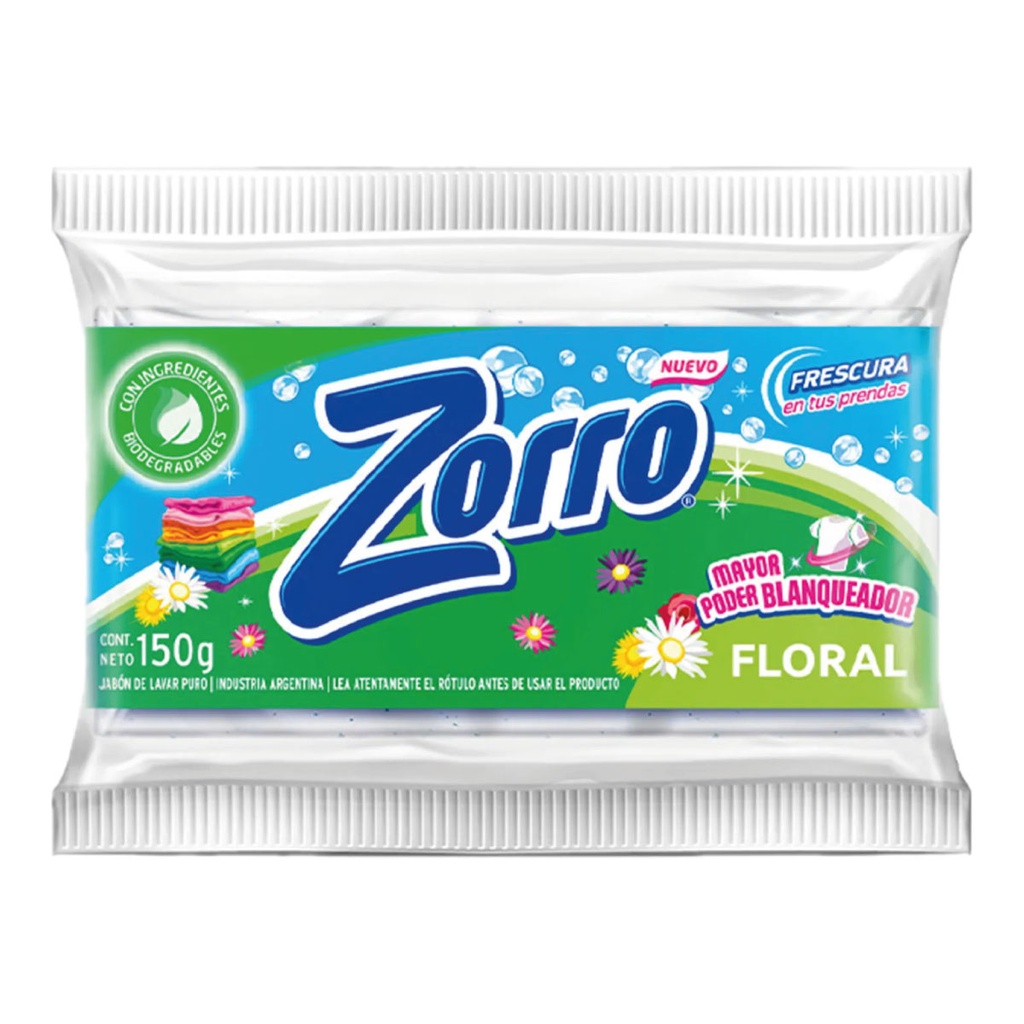 ZORRO JABON PAN x150g FLORAL